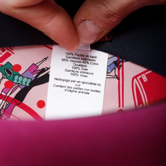 *SOLD* Hermès Pulm Rabbit Felt Hat with Bow - Picture 9 of 15